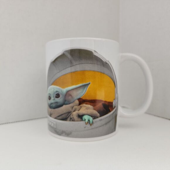 Star Wars Galerie The Mandalorian The Child Grogu White 10 Oz Ceramic Coffee Mug - Picture 4 of 13
